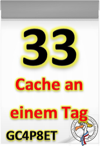 33 Cache an einem Tag Challenge (GCHN Edition)